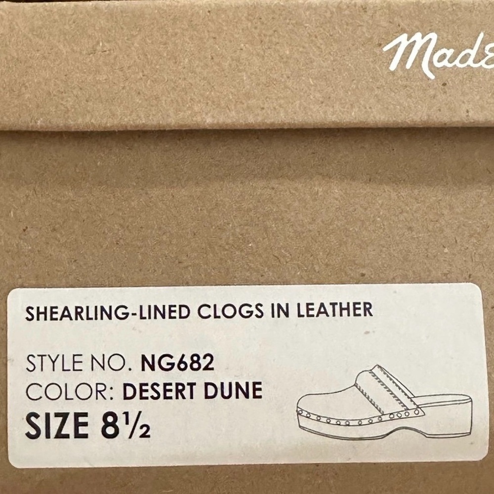 Madewell Beige Leather Mules - Picture 9 of 10